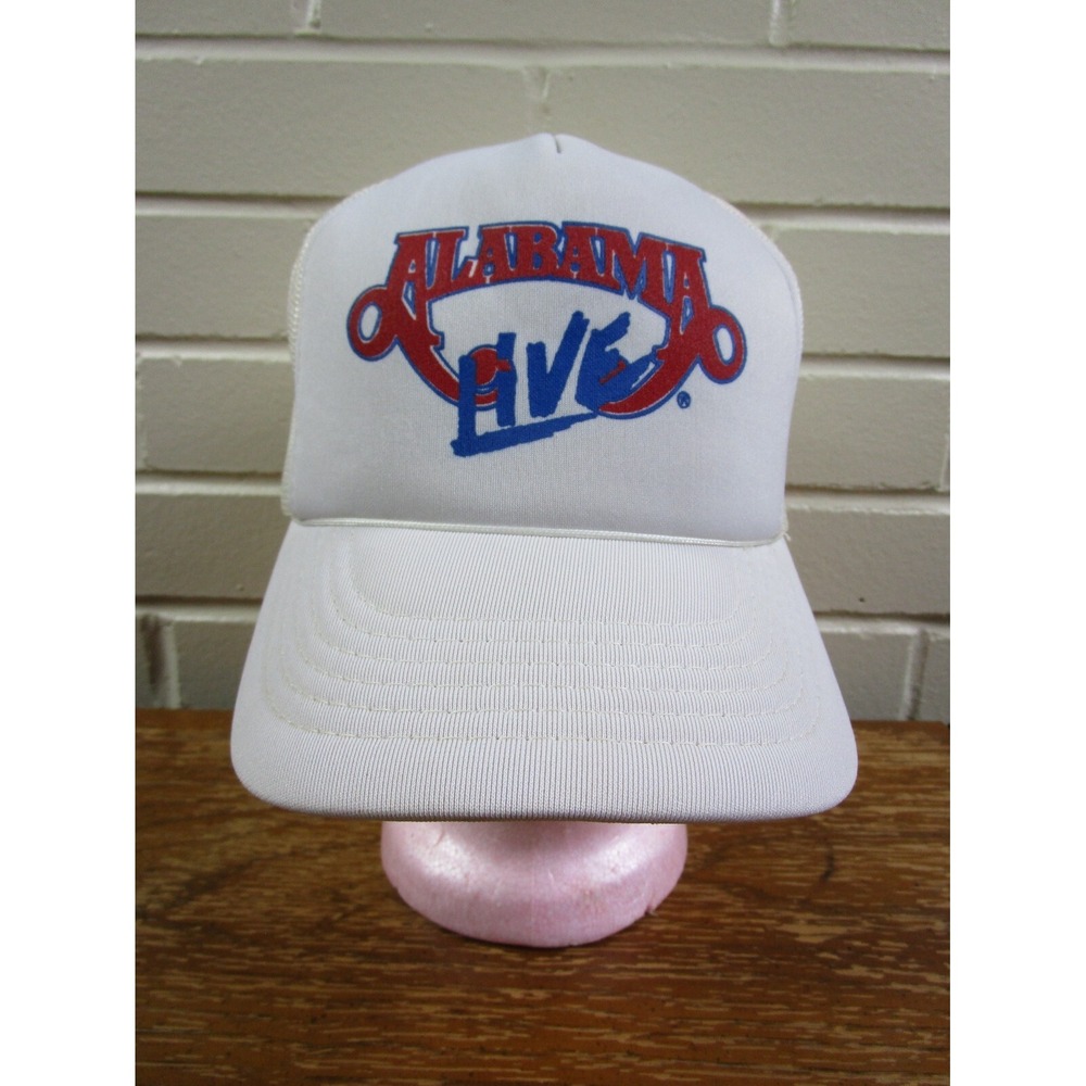 Vintage Alabama Live Hat Cap Snapback‎ Concert Tour Country Music Singer 80s 90s